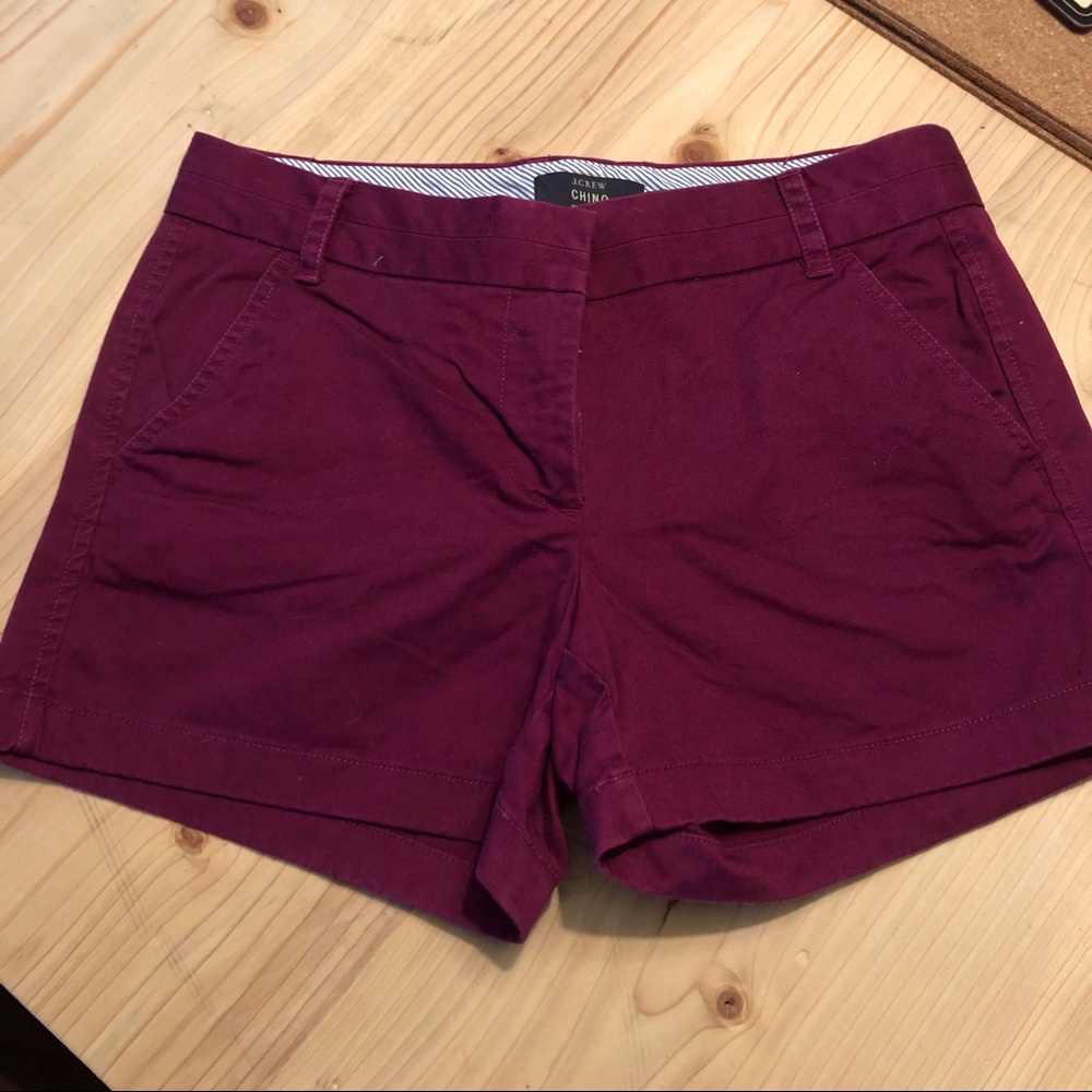 J. Crew 3” Chino Shorts Size 6